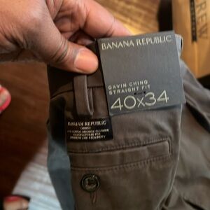 Banana Republic Dark Gray Chino Pants